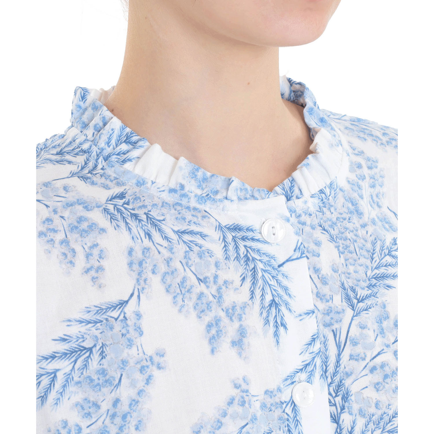 Narue 50／ダブルガーゼミモザフリルパジャマ - 画像11