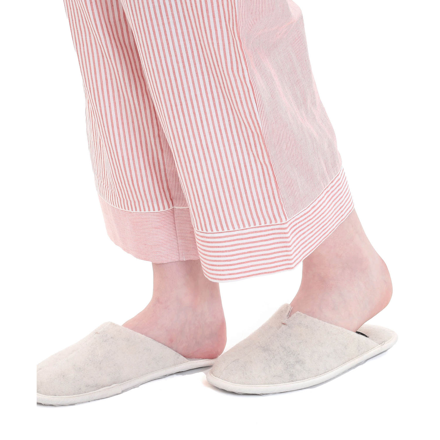 Narue コットンダブルガーゼストライプテーラードパジャマ - 画像7