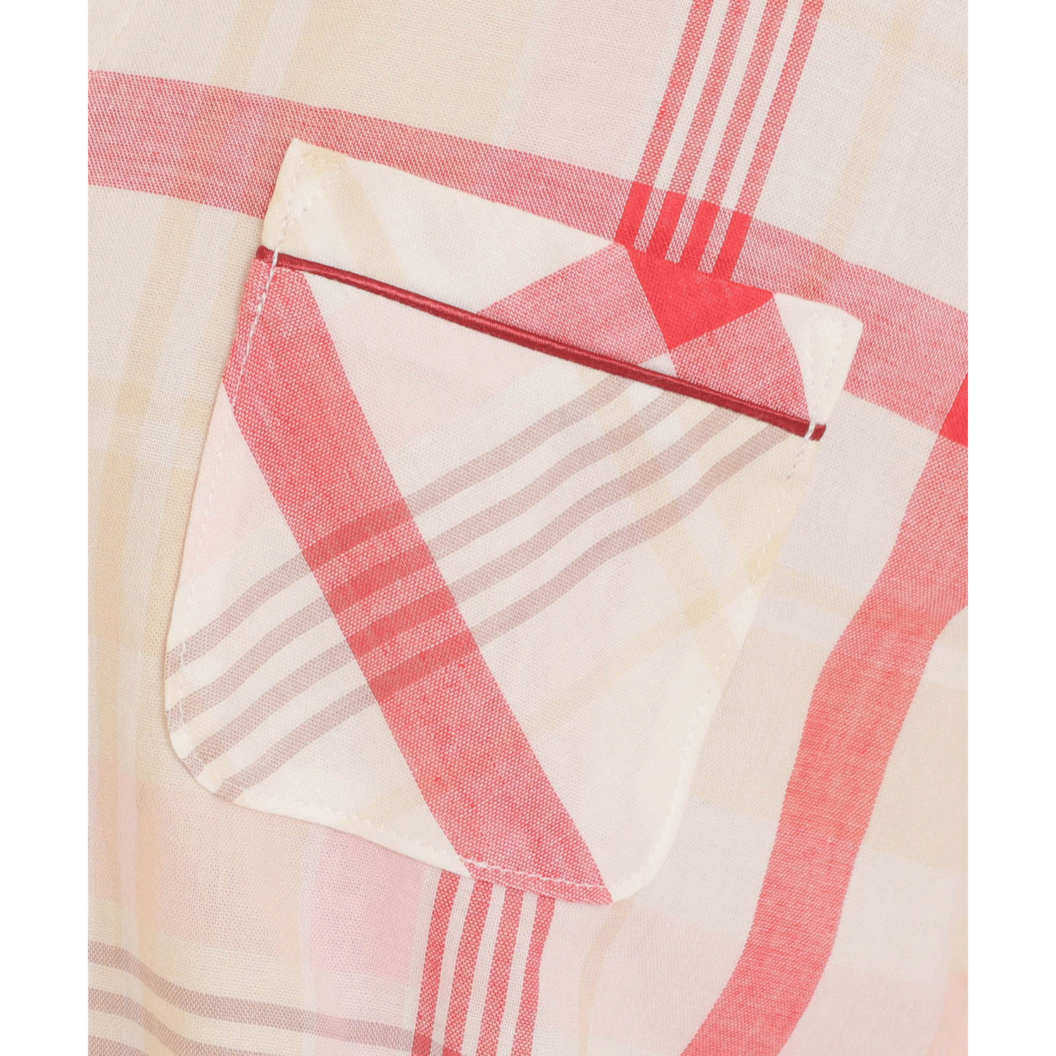 Narue ダブルガーゼマドラスチェックシャツパジャマ - 画像12