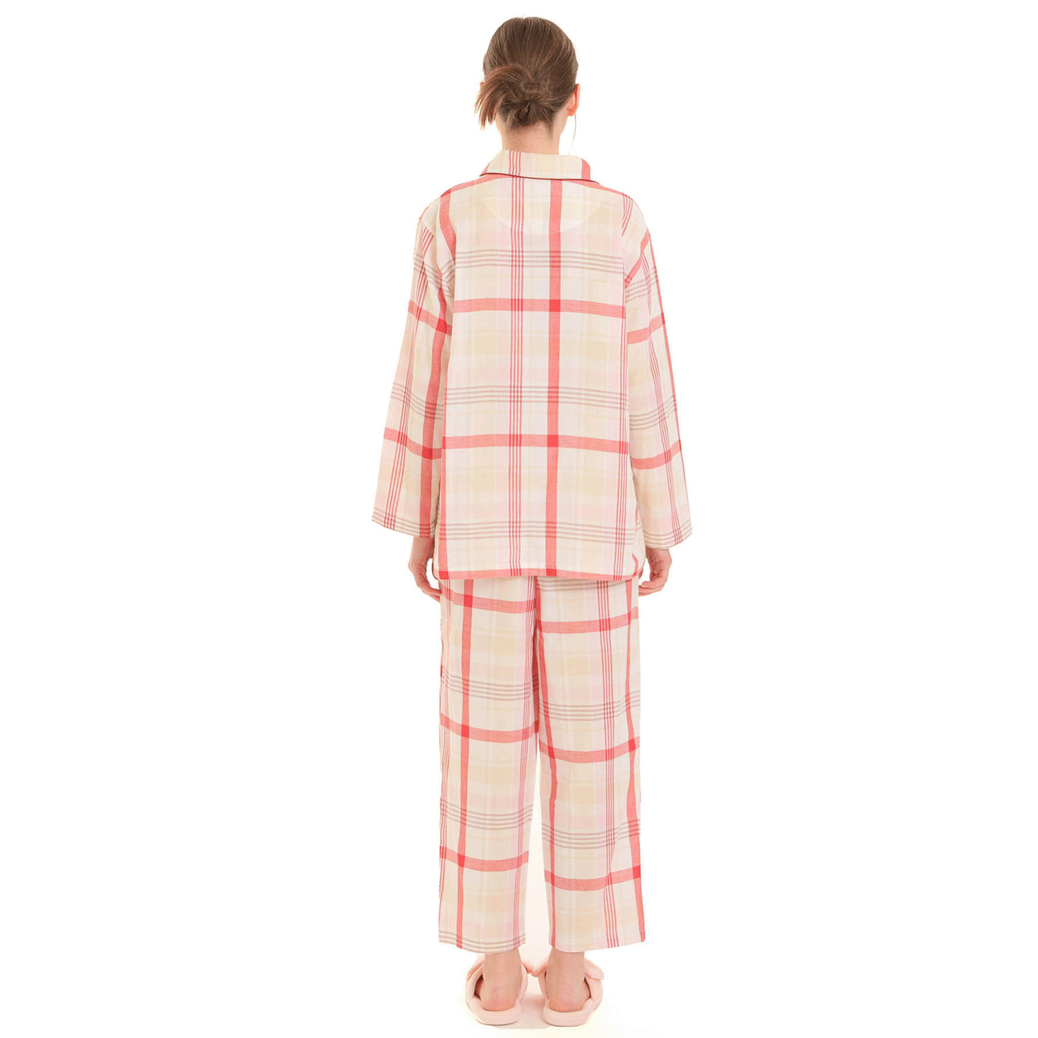 Narue ダブルガーゼマドラスチェックシャツパジャマ - 画像14