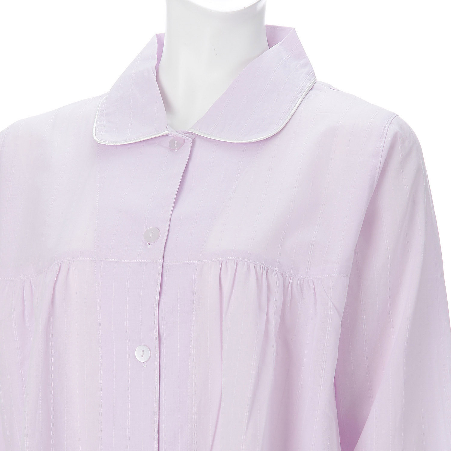 婦人 綿ドビーストライプ パジャマ - 画像4