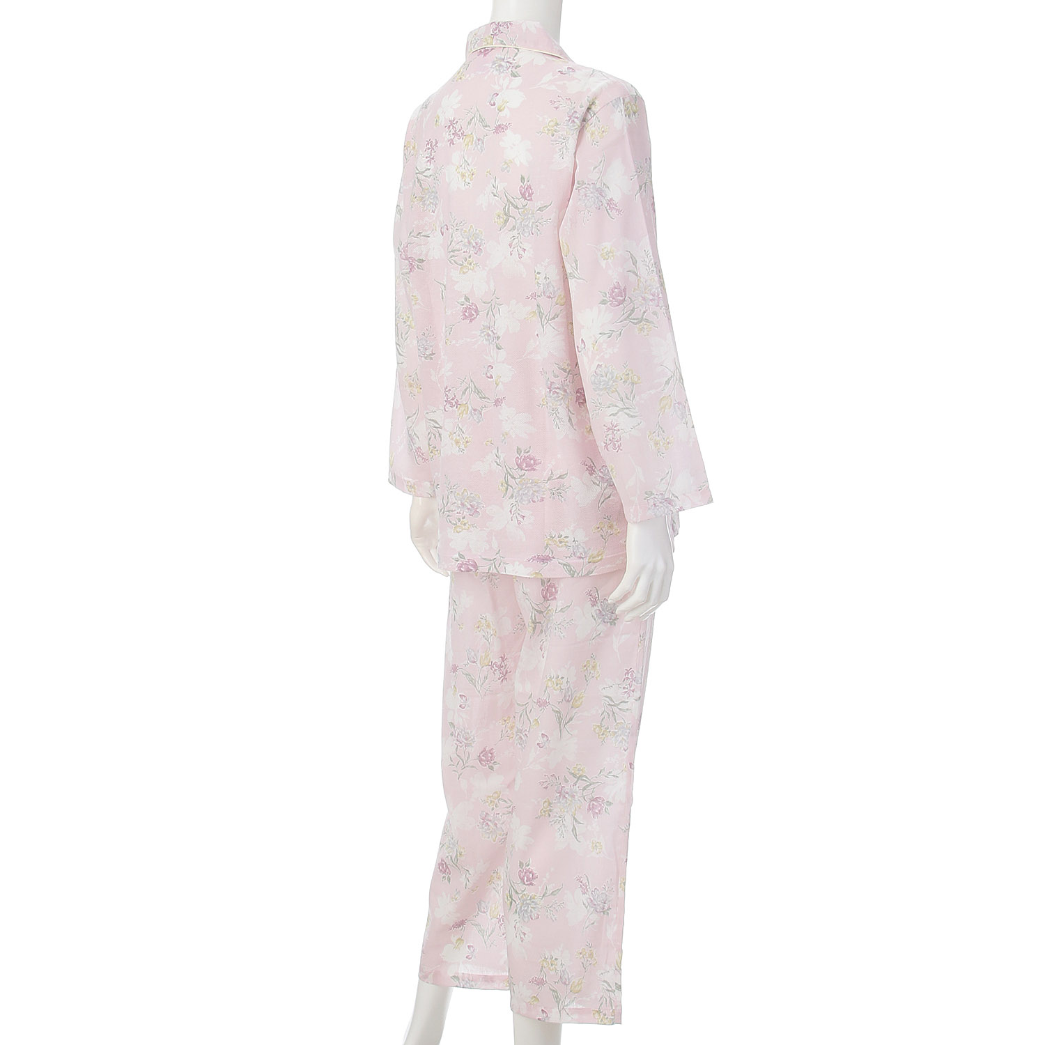 GUNZE COOL PLUS 背中メッシュ 長袖長パンツパジャマ - 画像2