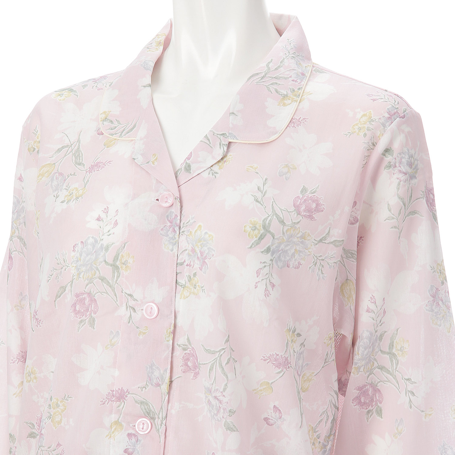 GUNZE COOL PLUS 背中メッシュ 長袖長パンツパジャマ - 画像3