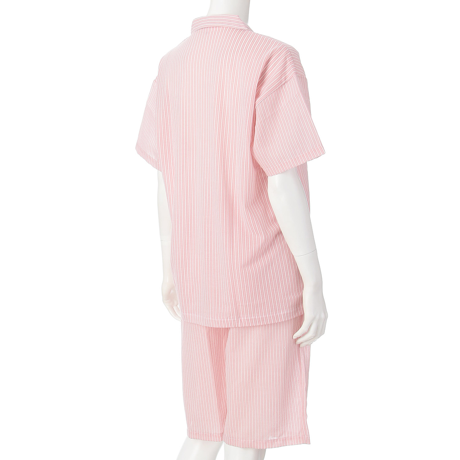 婦人 アセドロン半袖5分丈パンツパジャマ - 画像2