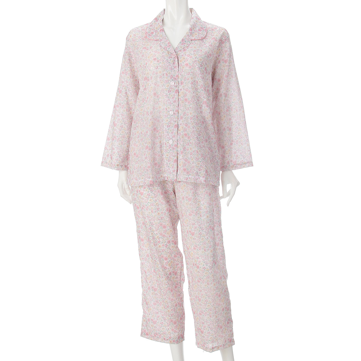 GUNZE COOL PLUS 背中メッシュ 長袖長パンツパジャマ