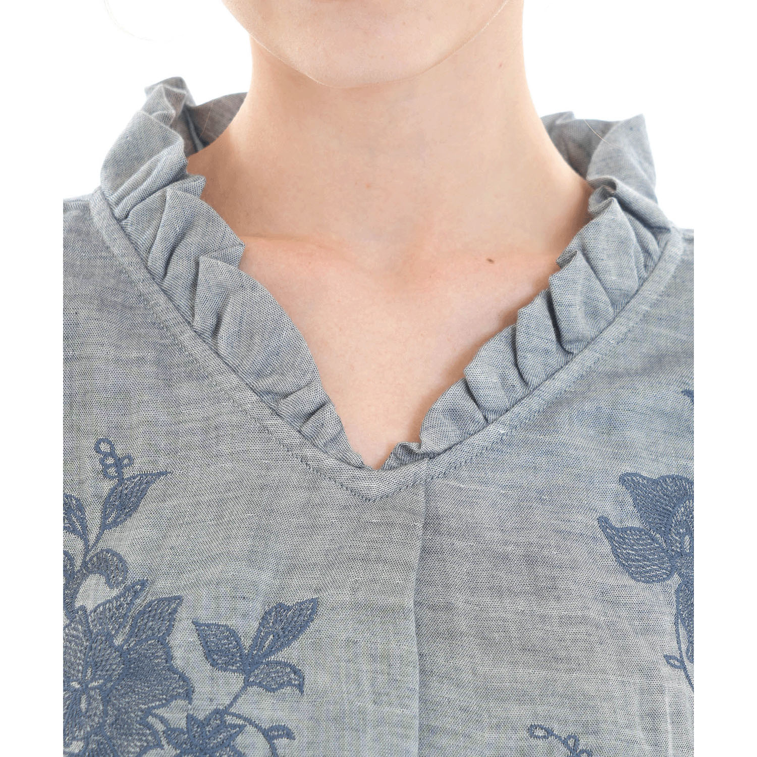 Narue 50／ダブルガーゼシャンブレープラージュセットアップ - 画像13