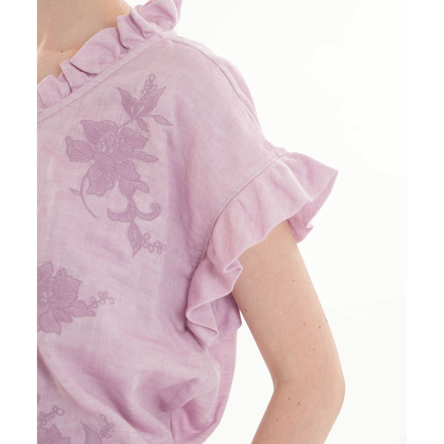 Narue 50／ダブルガーゼシャンブレープラージュセットアップ - 画像23