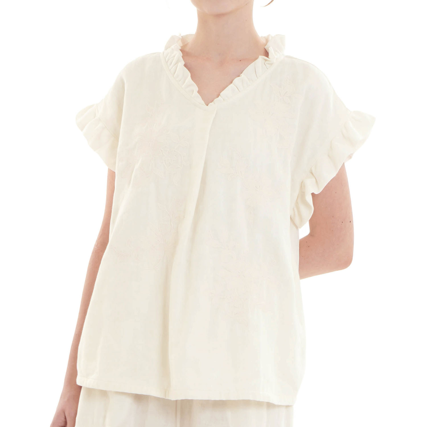 Narue 50／ダブルガーゼシャンブレープラージュセットアップ