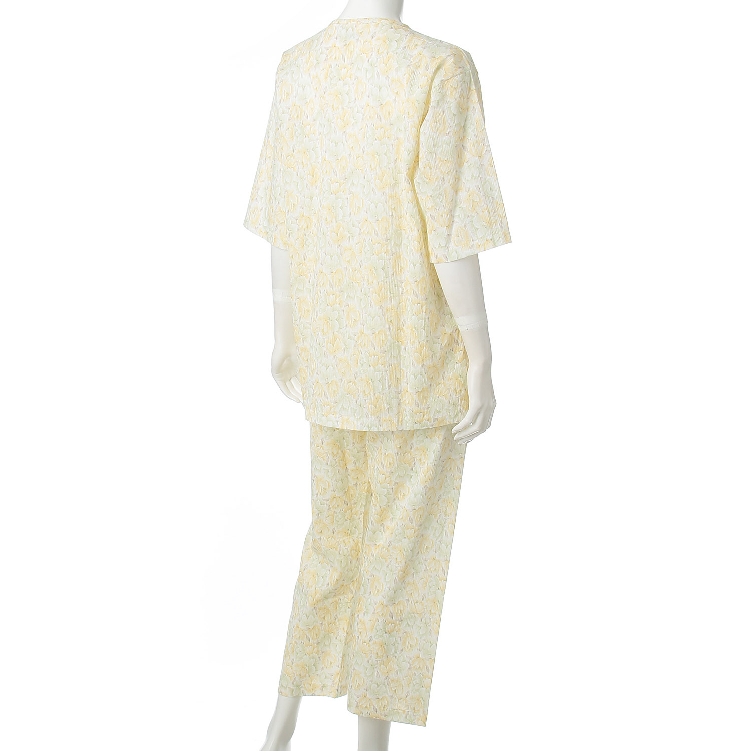 楊柳全開パジャマ5分袖M／L - 画像3