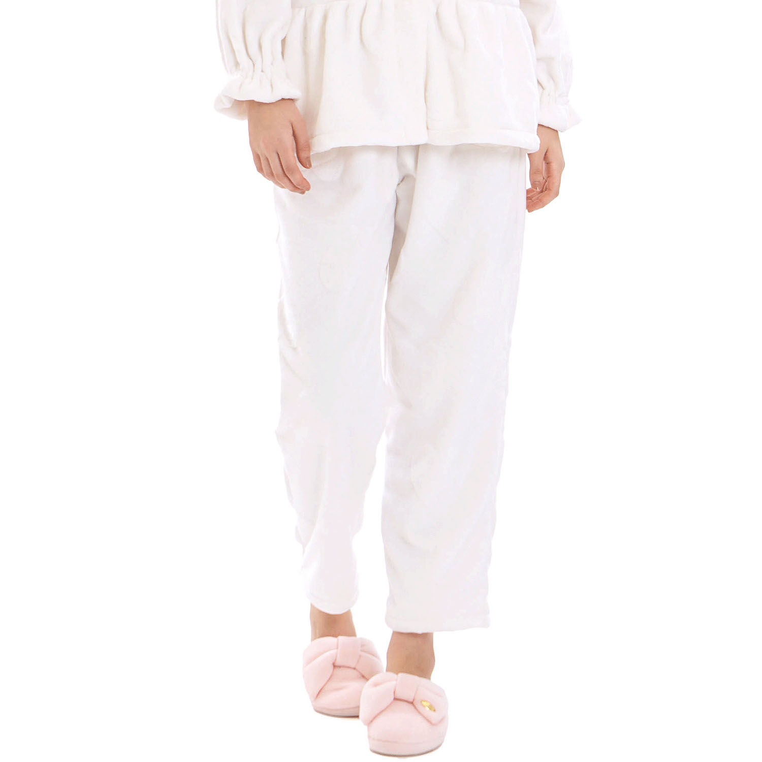 Narue シャイニースノーエンボスハートペプラムパジャマ - 画像8