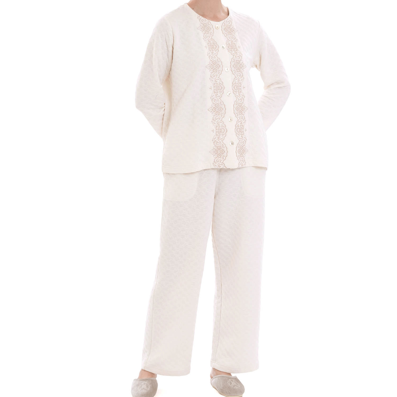 Narue 裏綿接結（綿入り）ブドォワールセットアップ - 画像9