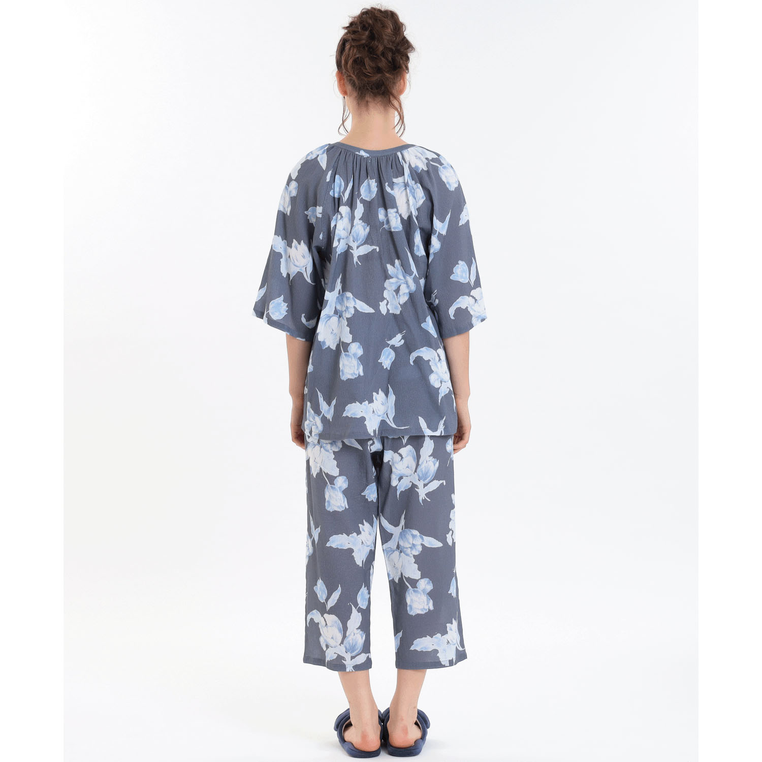 Narue 高島ちぢみチューリップベールパジャマ - 画像10