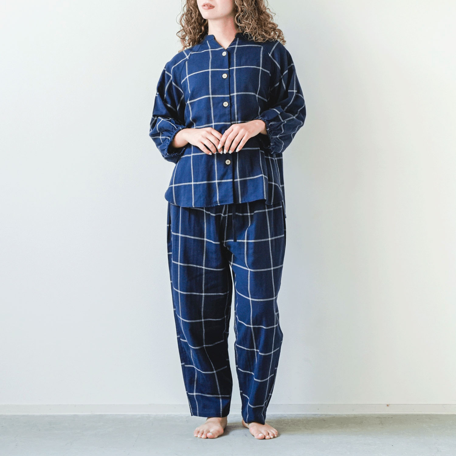 着る保湿クリーム ギャザーボリューム袖7分袖パジャマ - 画像13