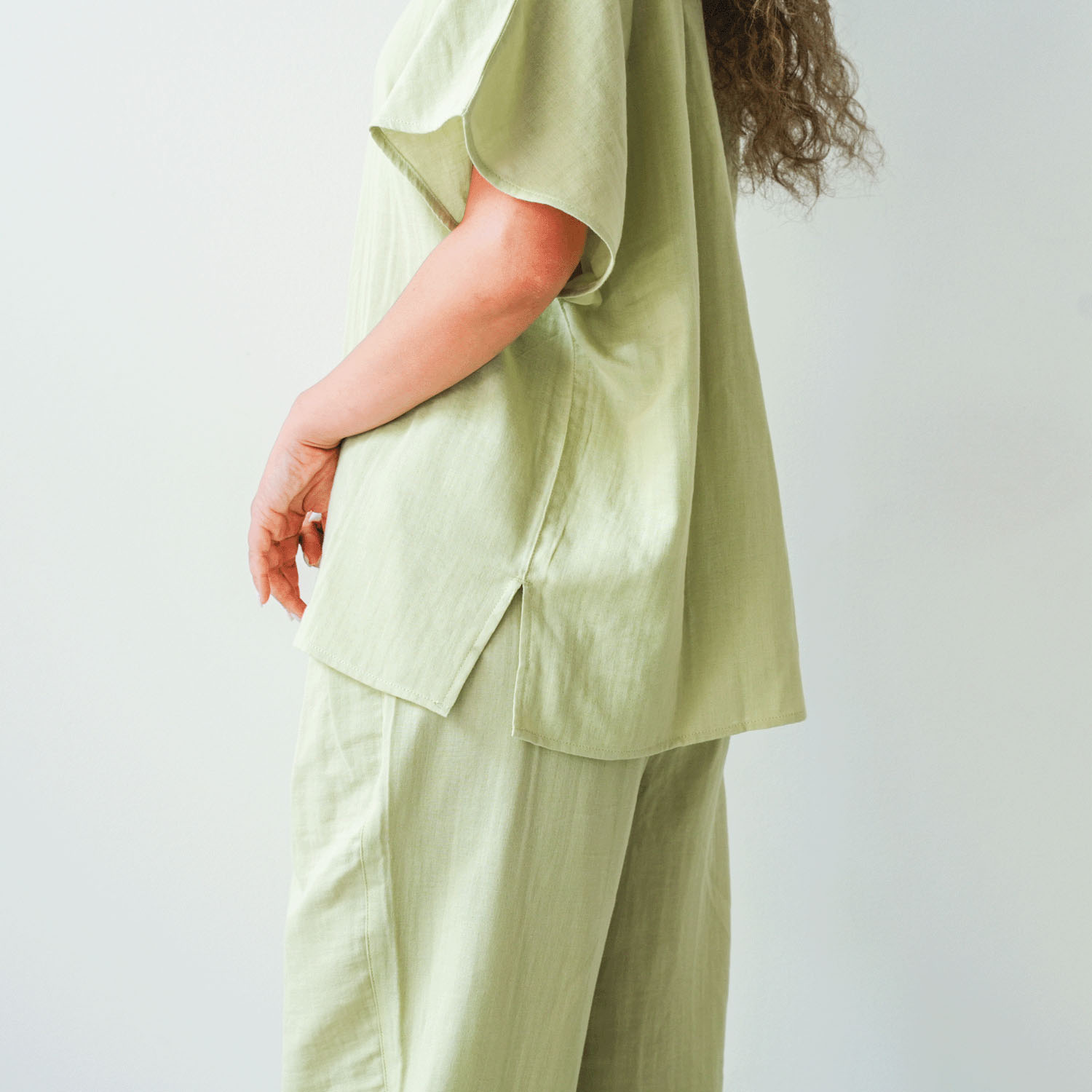 着る保湿クリーム ライトスクエア半袖パジャマ - 画像12