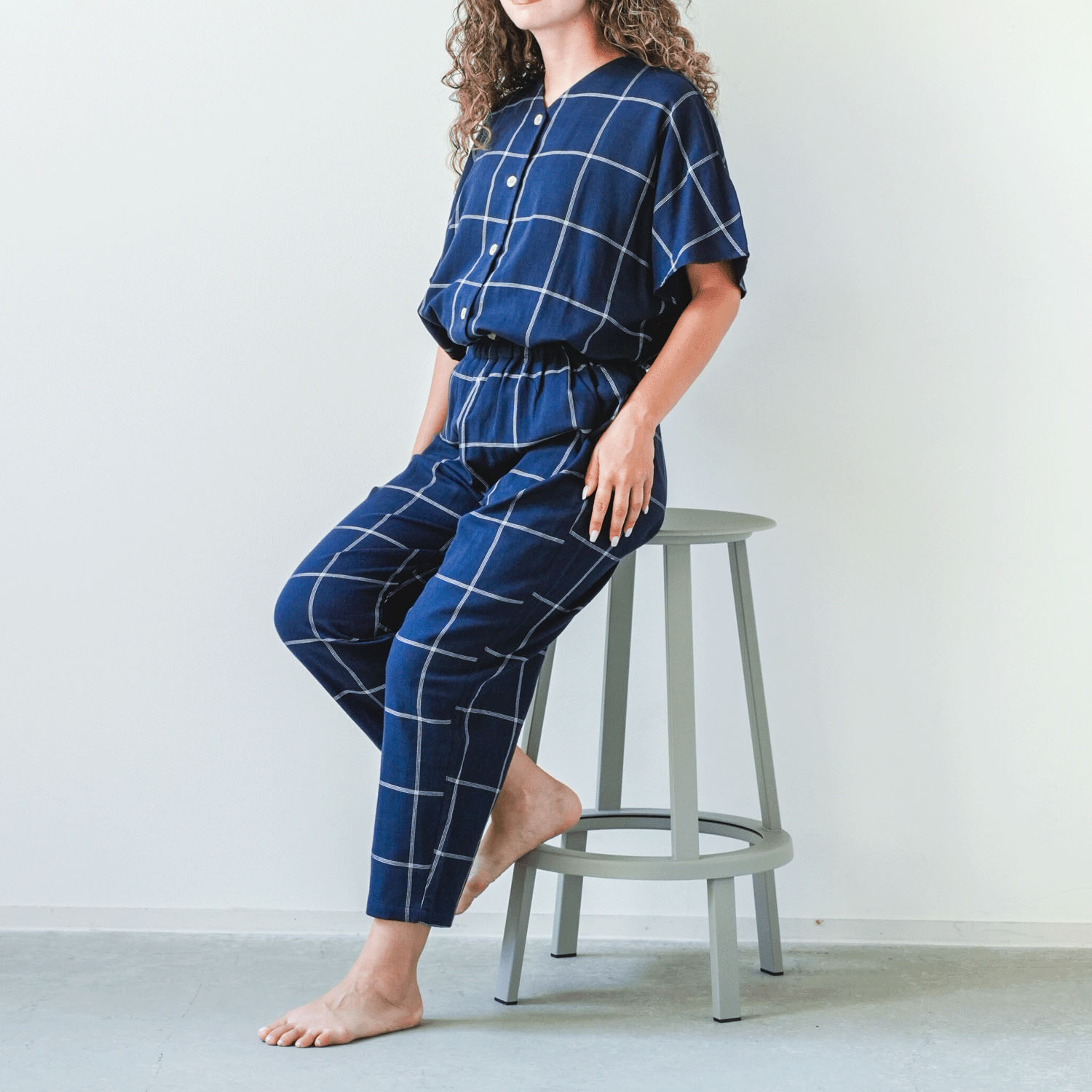 着る保湿クリーム ライトスクエア半袖パジャマ - 画像20