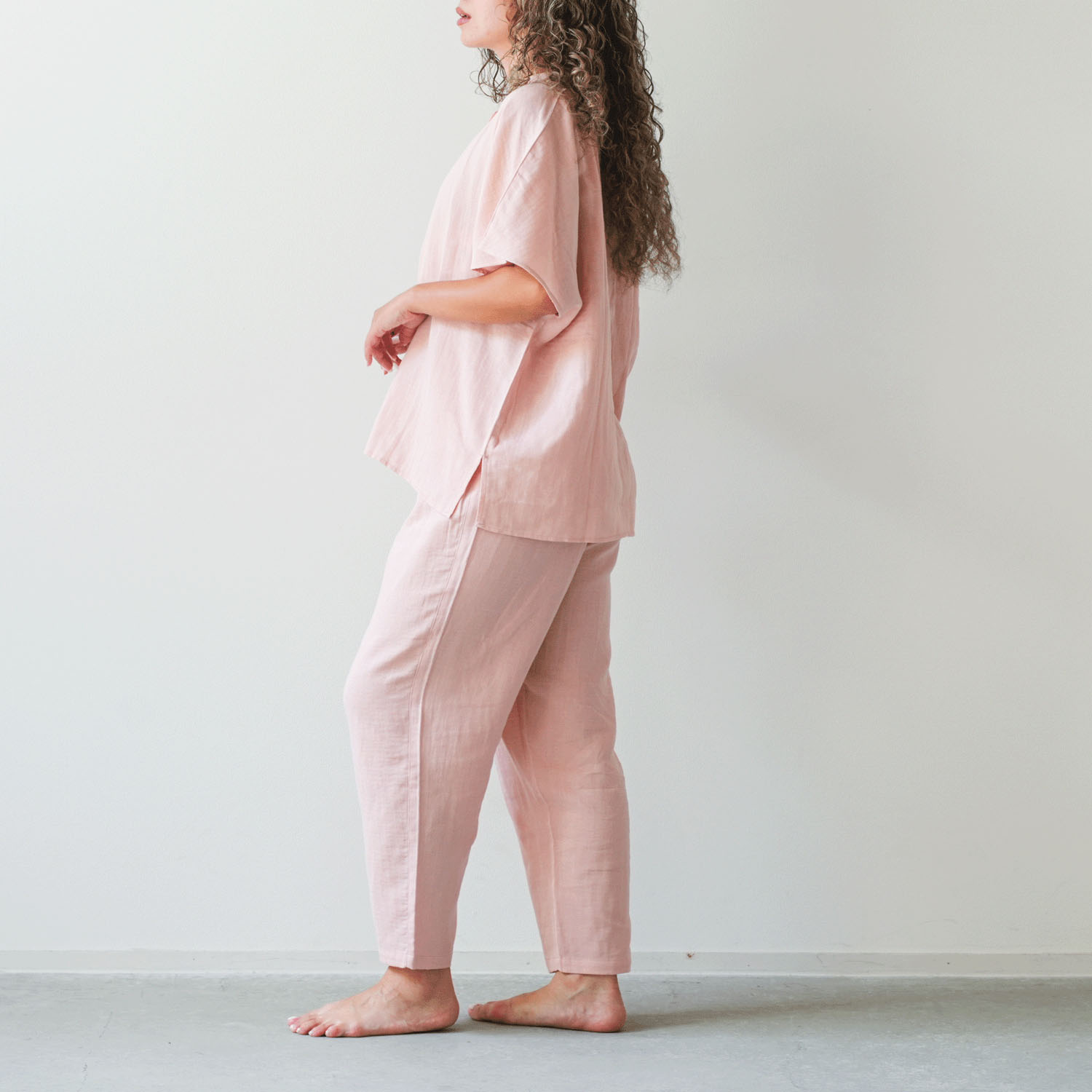 着る保湿クリーム ライトスクエア半袖パジャマ - 画像3