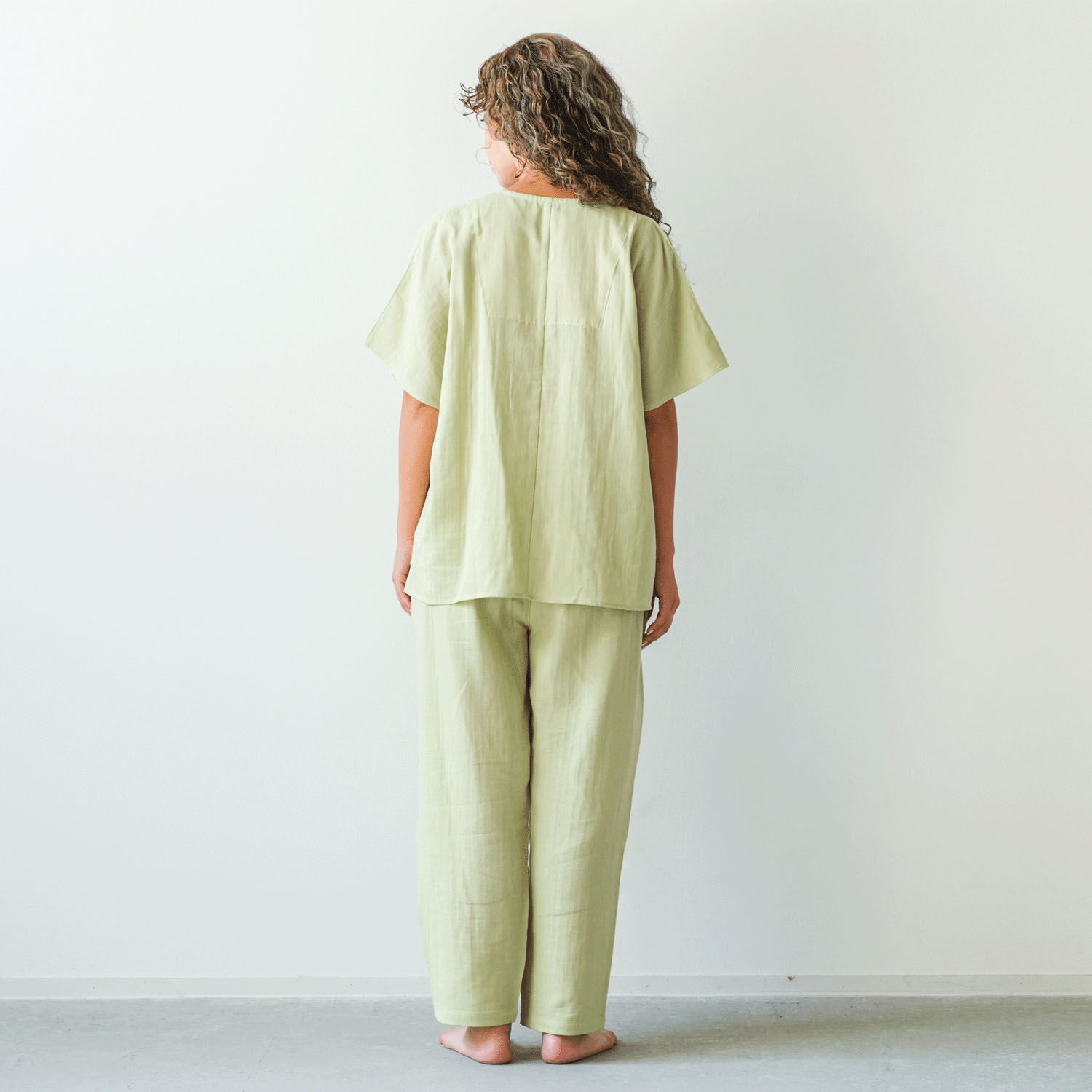 着る保湿クリーム ライトスクエア半袖パジャマ - 画像10