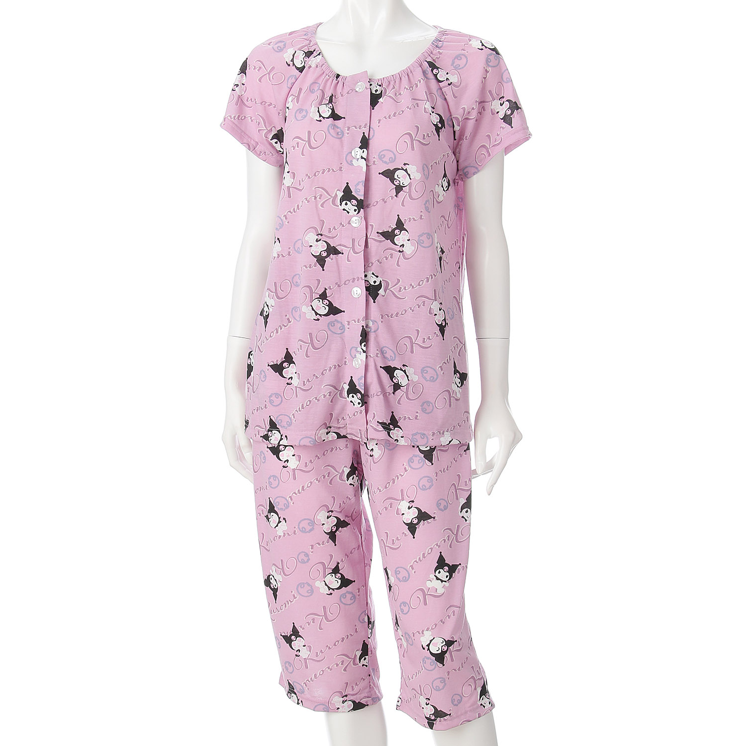 SANRIO クロミ 半袖6分丈パンツセットアップ - 画像2