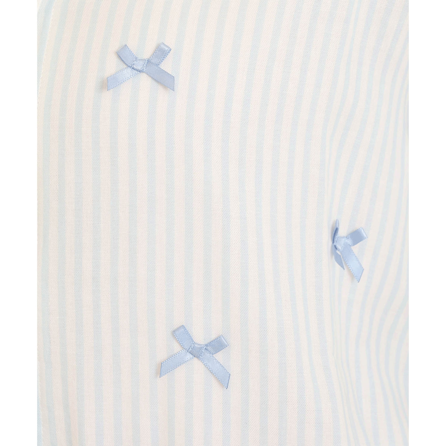 Narue ダブルガーゼシンプルストライプリボンパジャマ - 画像13