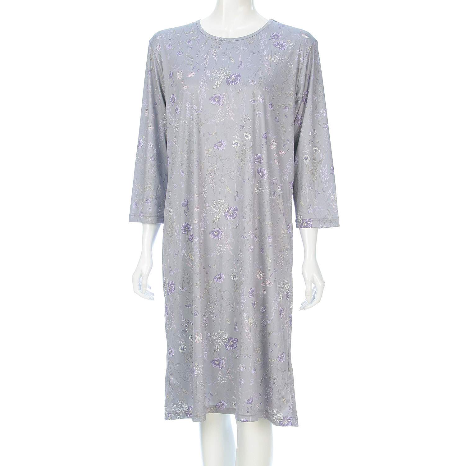 ジョワイユニュイ ポーチ付 携帯パジャマ ワンピース  ボタニカル - 画像2