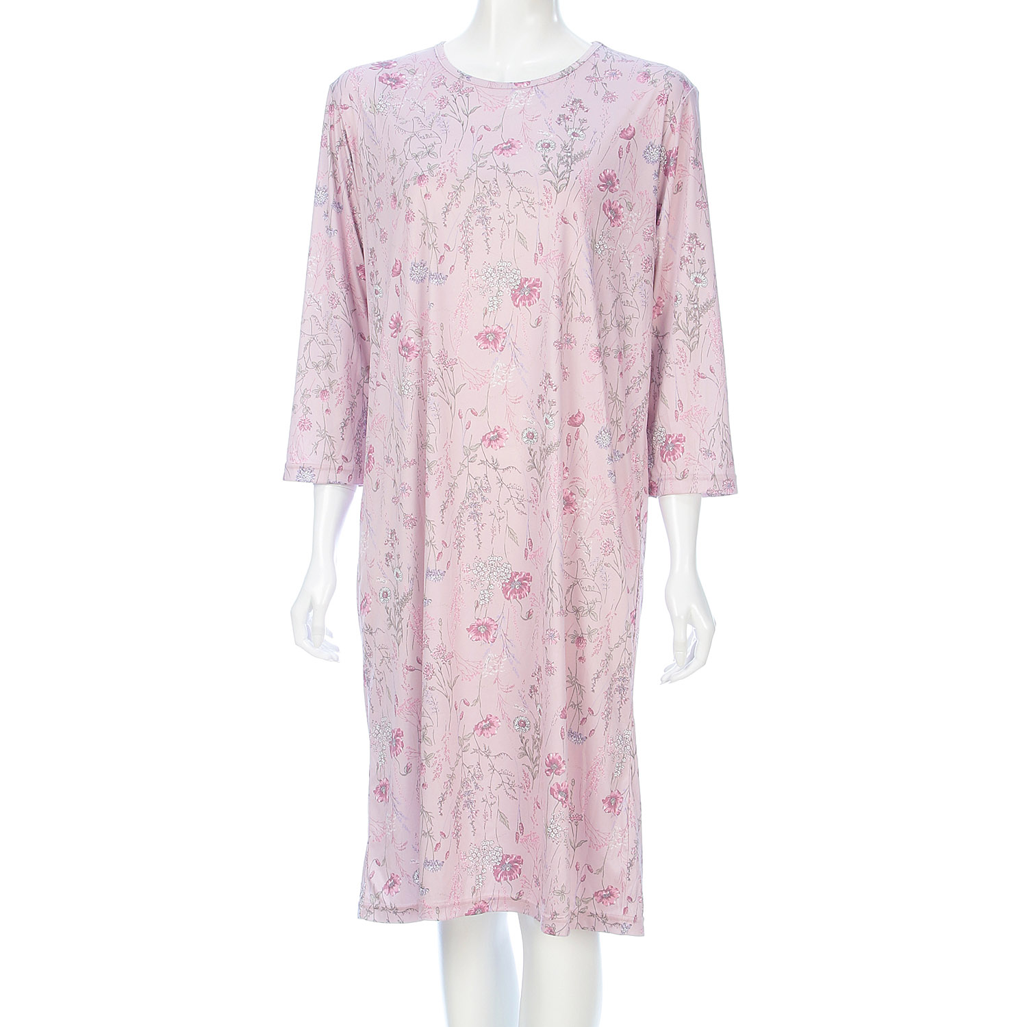 ジョワイユニュイ ポーチ付 携帯パジャマ ワンピース  ボタニカル - 画像3