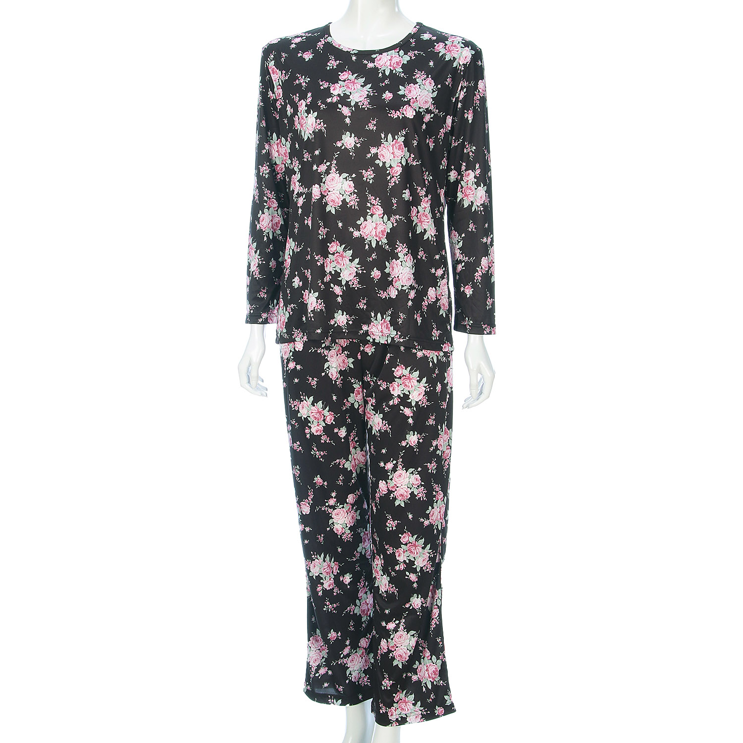 ジョワイユニュイ ポーチ付 携帯パジャマ Tスーツ  エレガントローズ - 画像6