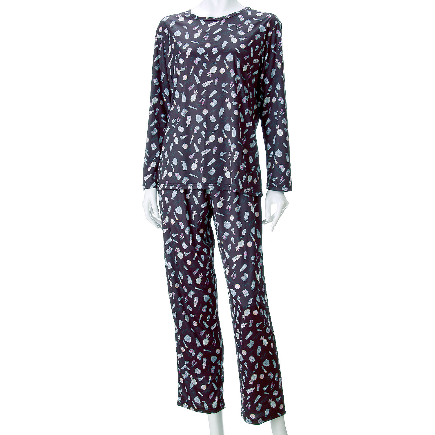 ジョワイユニュイ ポーチ付 携帯パジャマ Tスーツ コスメ - 画像4