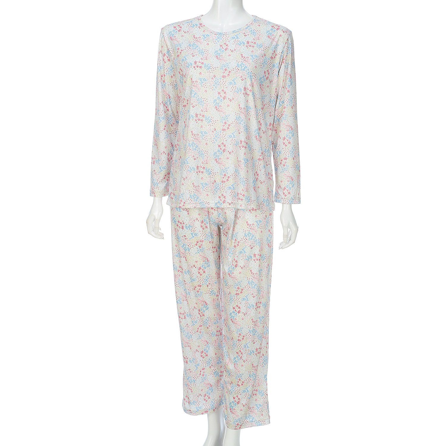 ジョワイユニュイ ポーチ付 携帯パジャマ Tスーツ フラワーガーデン