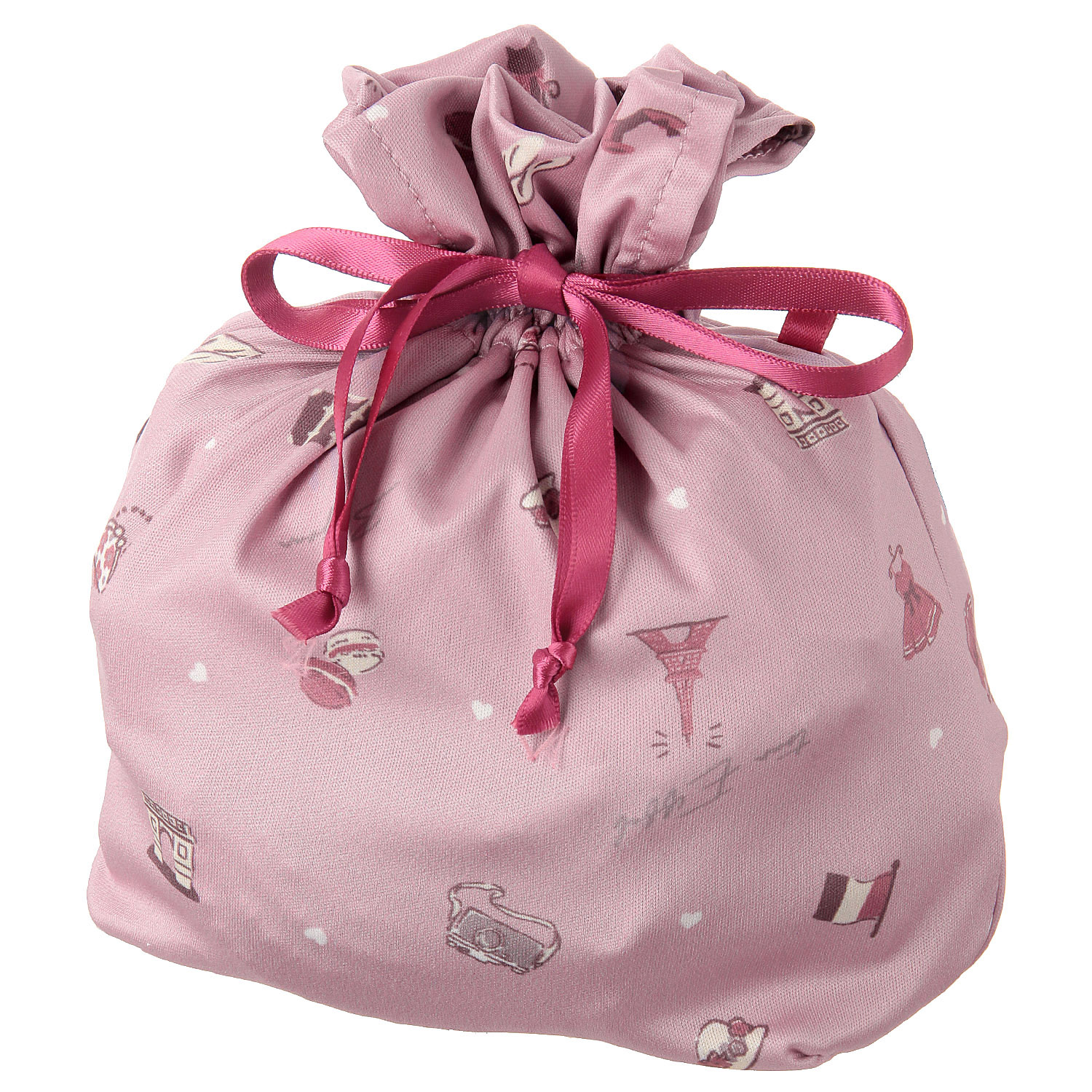 ジョワイユニュイ ポーチ付 携帯パジャマ Tスーツ パリクローゼット - 画像5