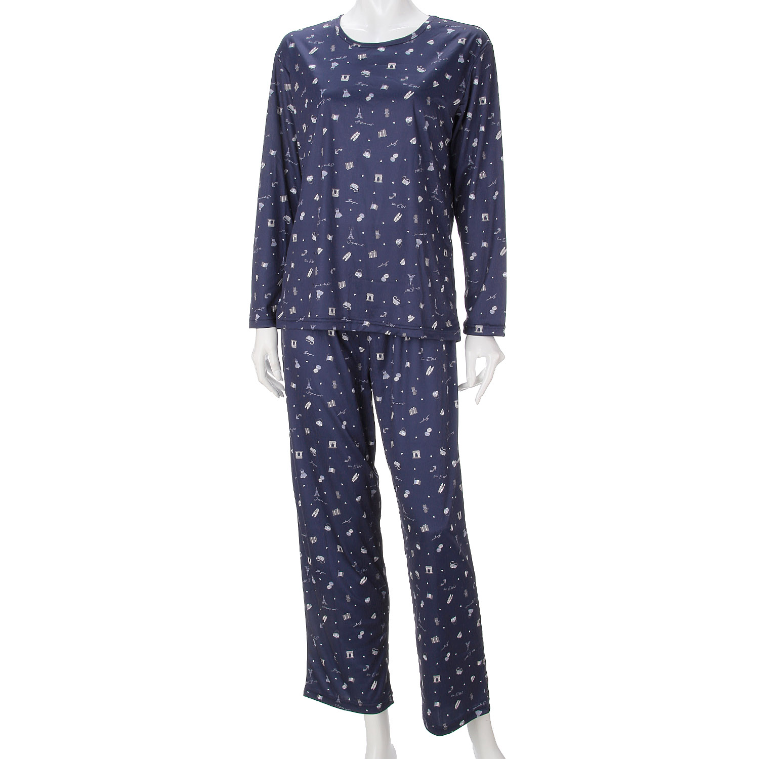 ジョワイユニュイ ポーチ付 携帯パジャマ Tスーツ パリクローゼット - 画像6