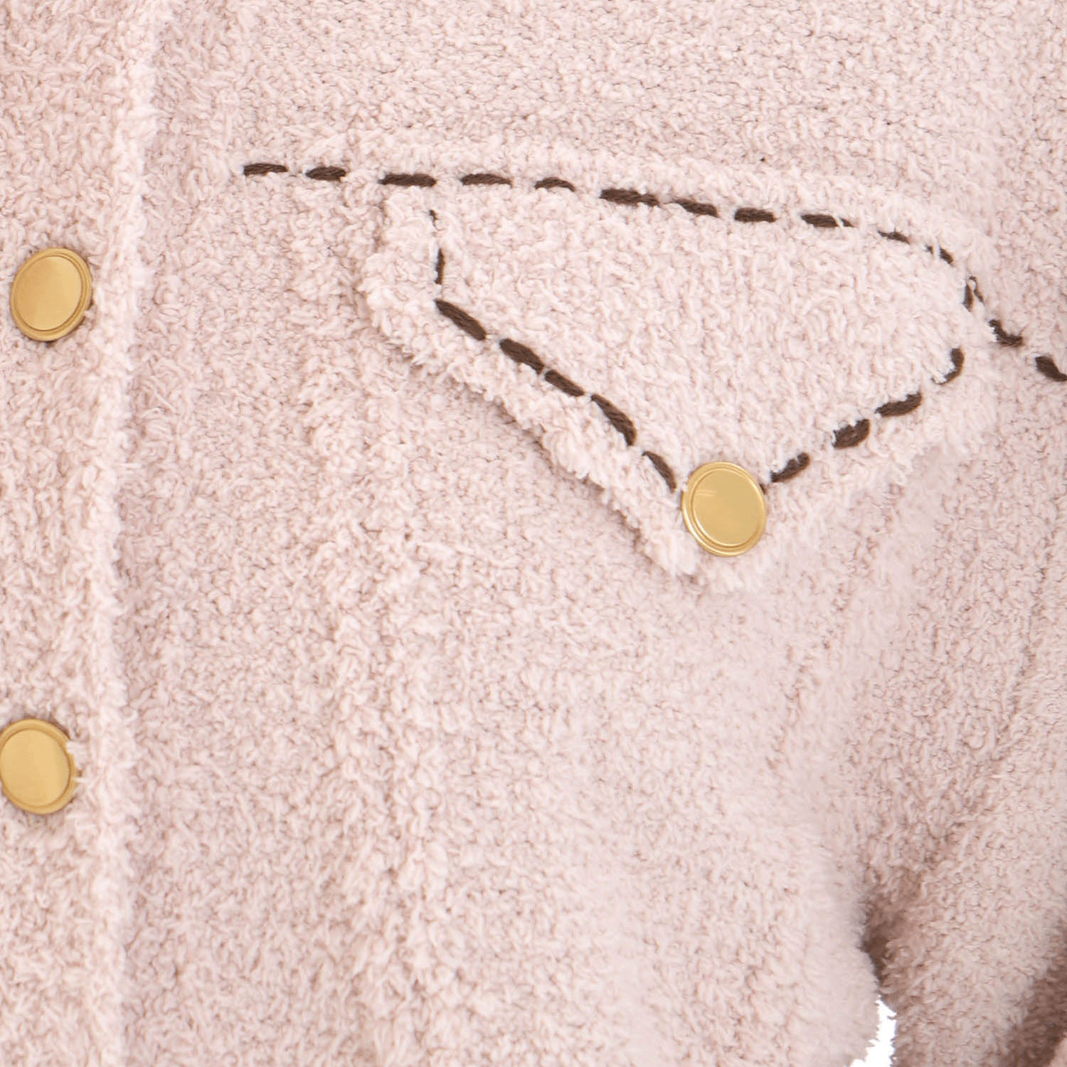 Narue モールニットフラッフィーデニム トップス - 画像6