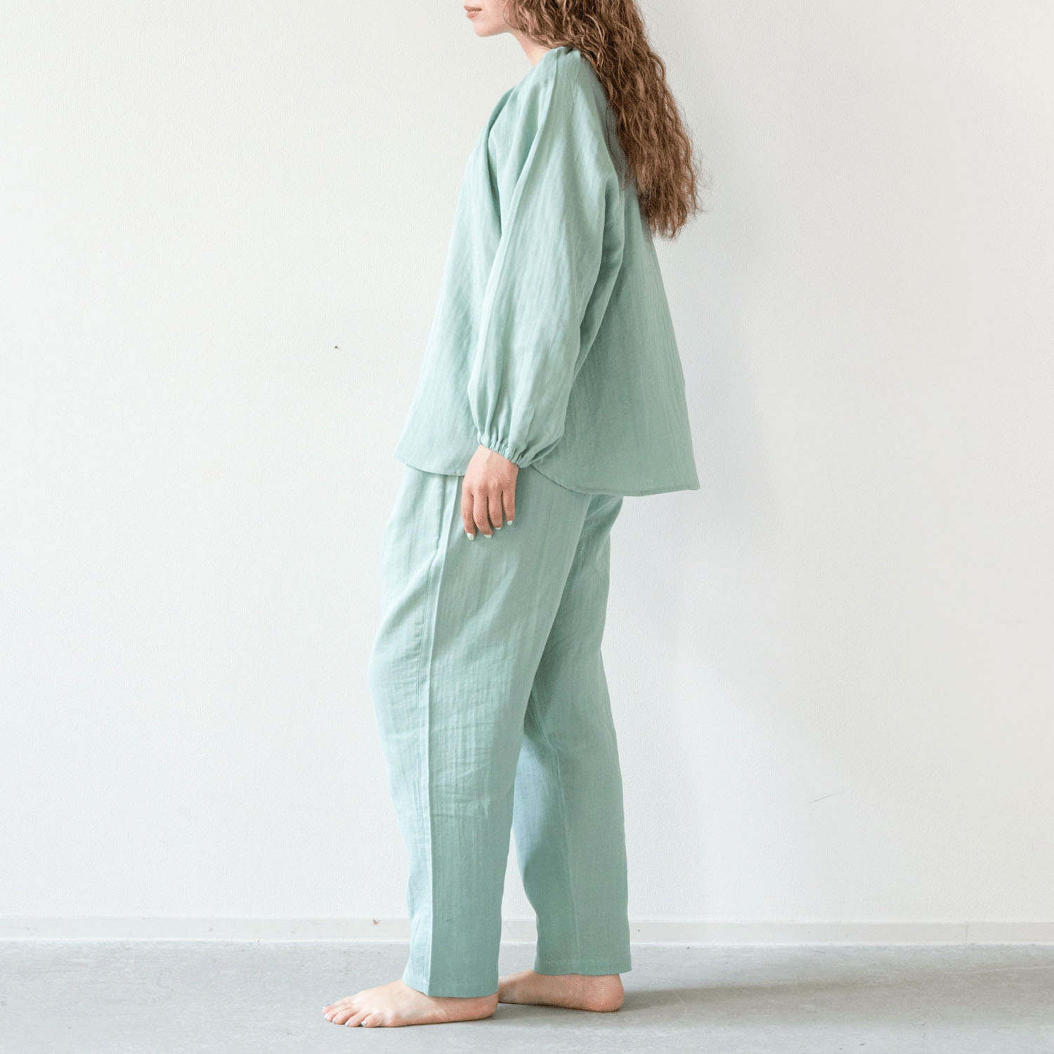 着る保湿クリーム ラグランプルオーバーパジャマ - 画像12