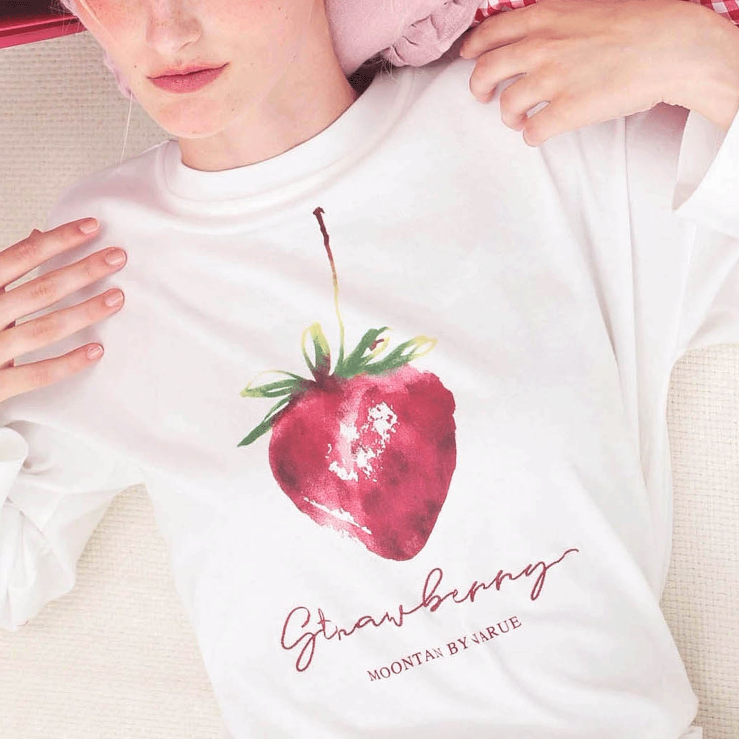 Narue コットンスムースいちごセットアップ - 画像5