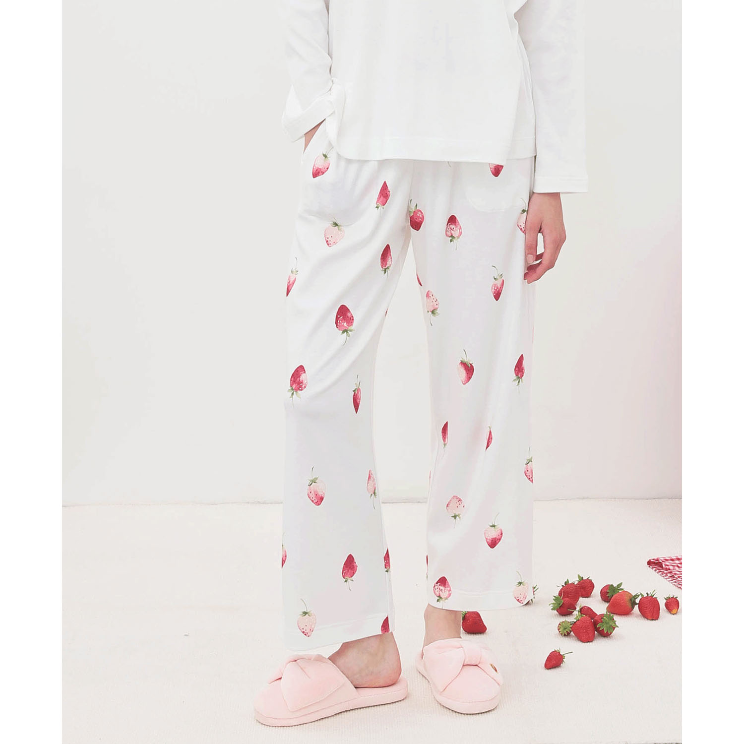 Narue コットンスムースいちごセットアップ - 画像7