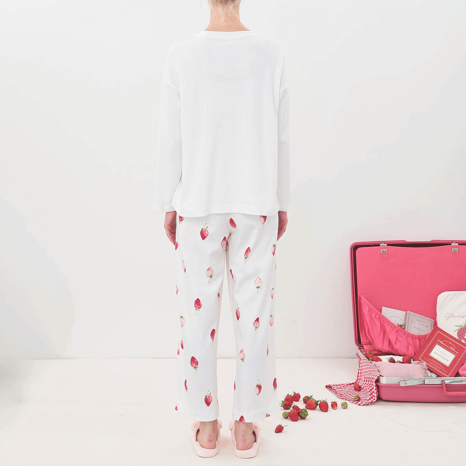 Narue コットンスムースいちごセットアップ - 画像8