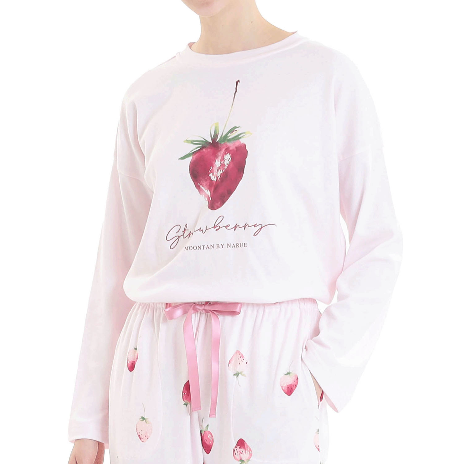 Narue コットンスムースいちごセットアップ - 画像9