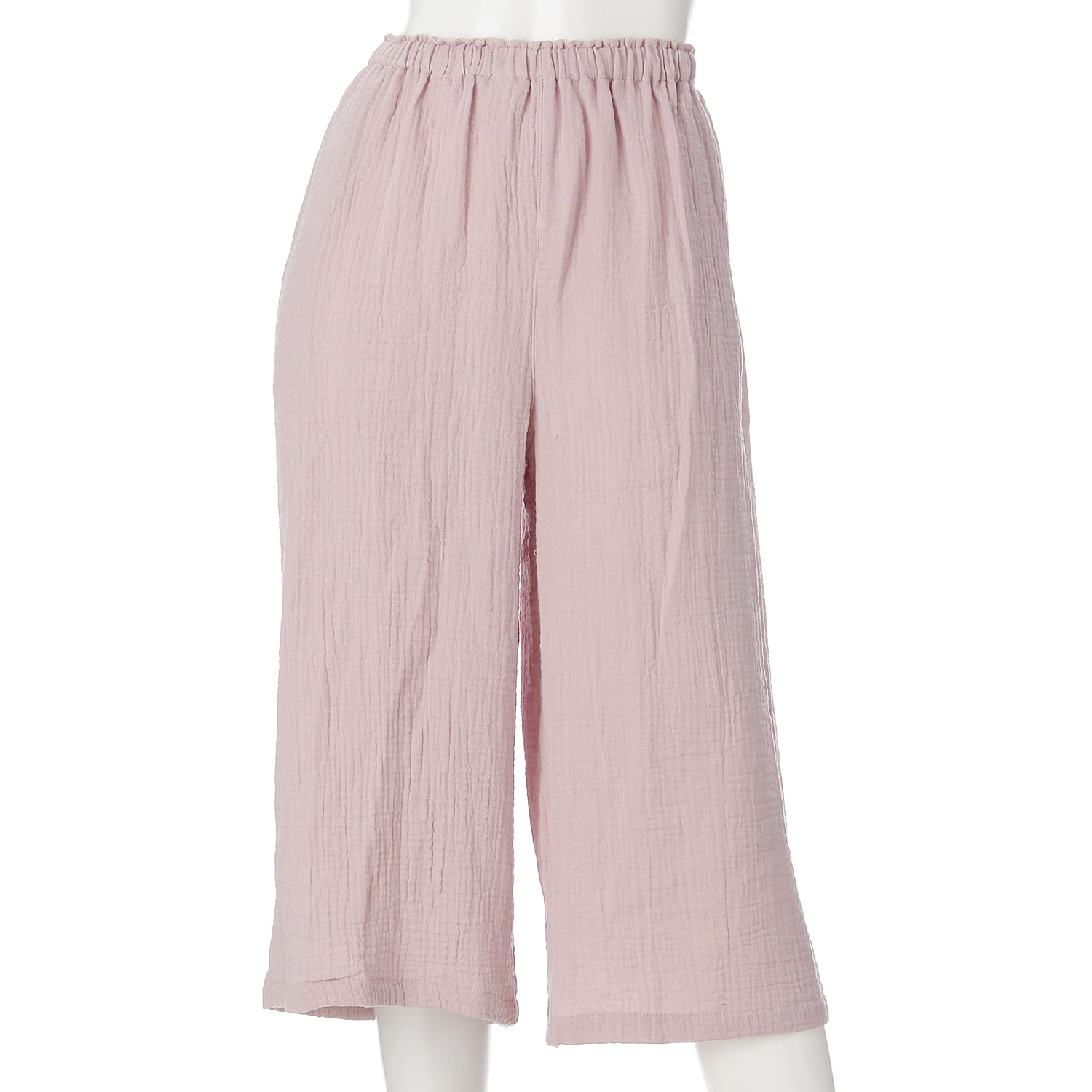 婦人 しじらWガーゼ無地パンツ - 画像2