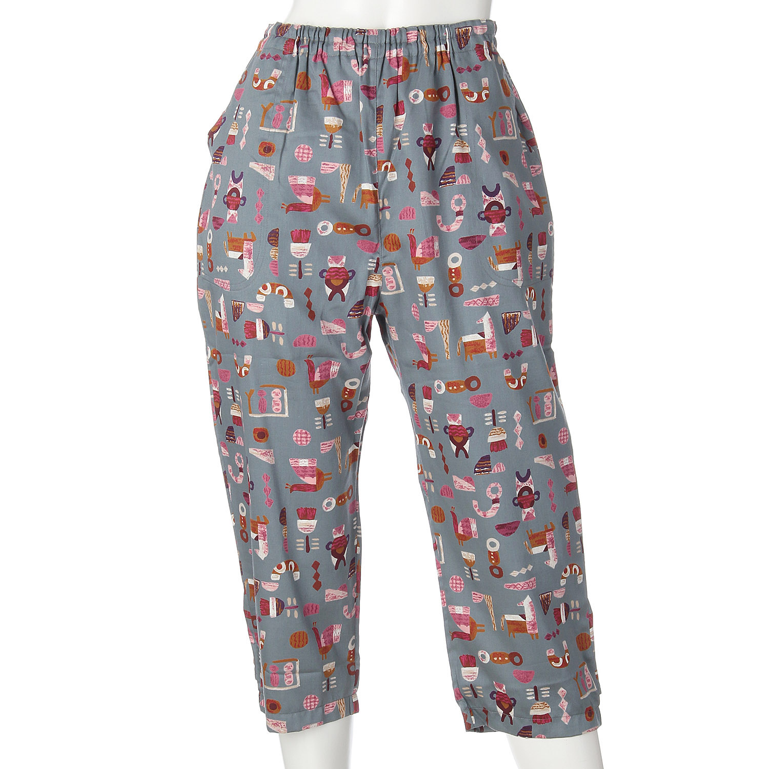 婦人 シルエス サブリナパンツ