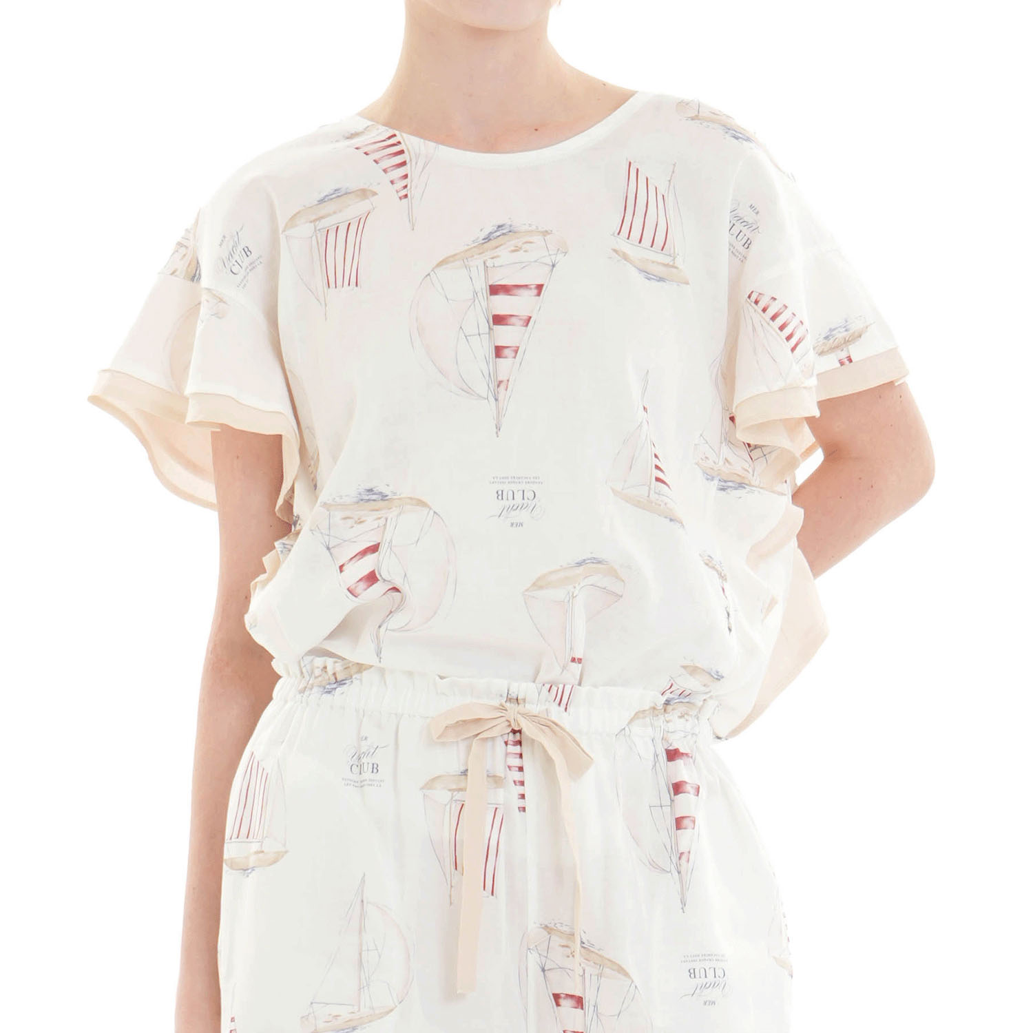 Narue 50／ダブルガーゼヨットセットアップ - 画像2