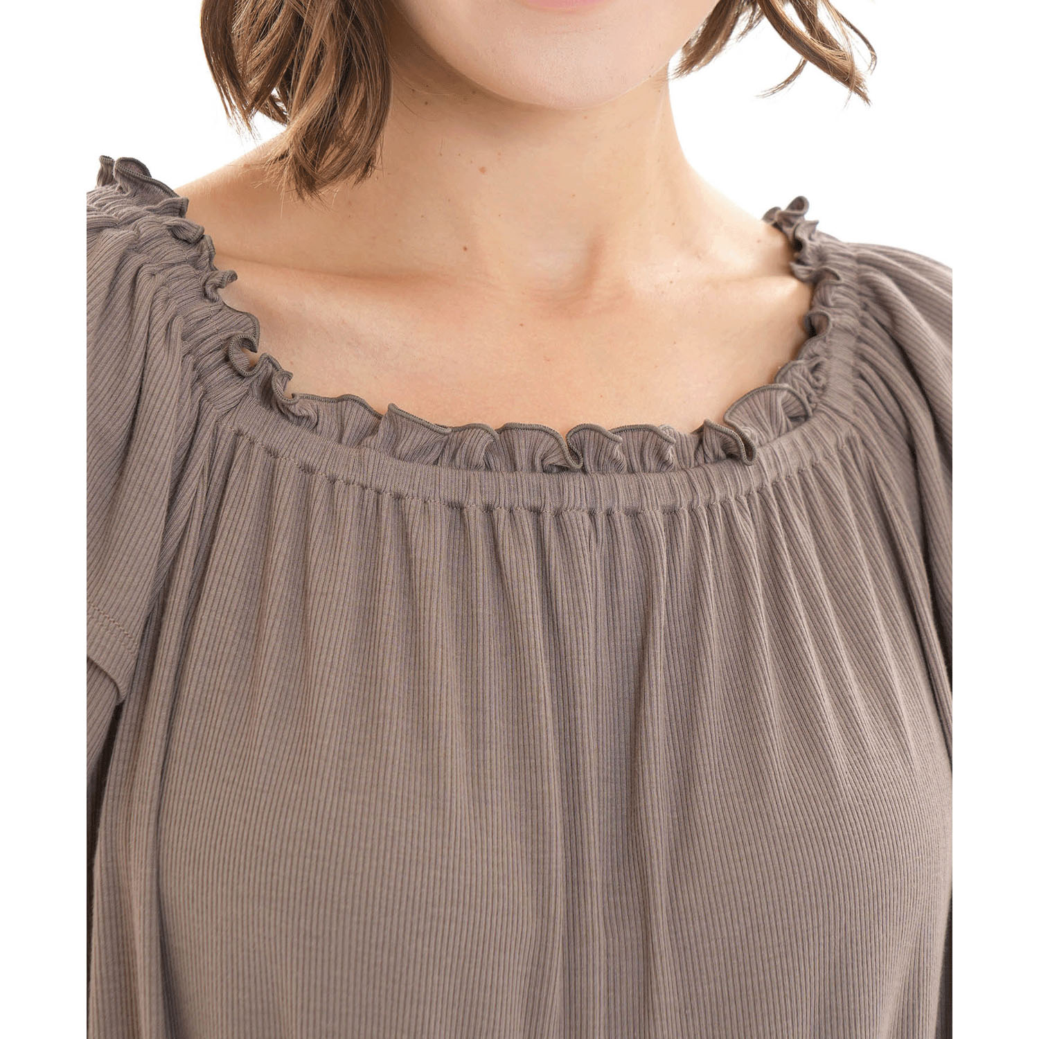 Narue 接触冷感リブニットオールインワン - 画像12