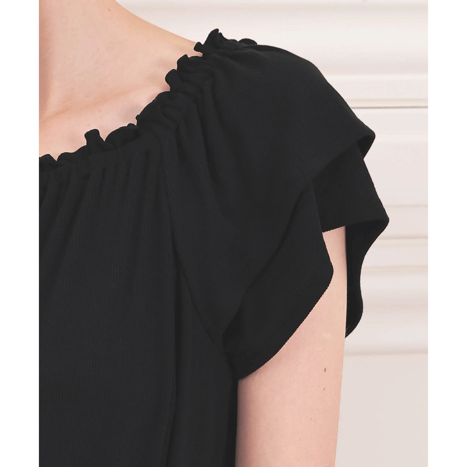 Narue 接触冷感リブニットオールインワン - 画像5