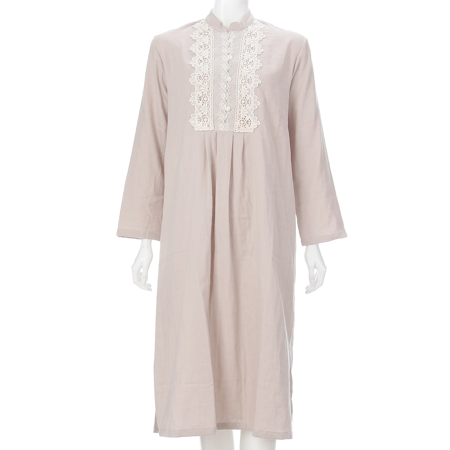 和晒しダブルガーゼワンピース - 画像1