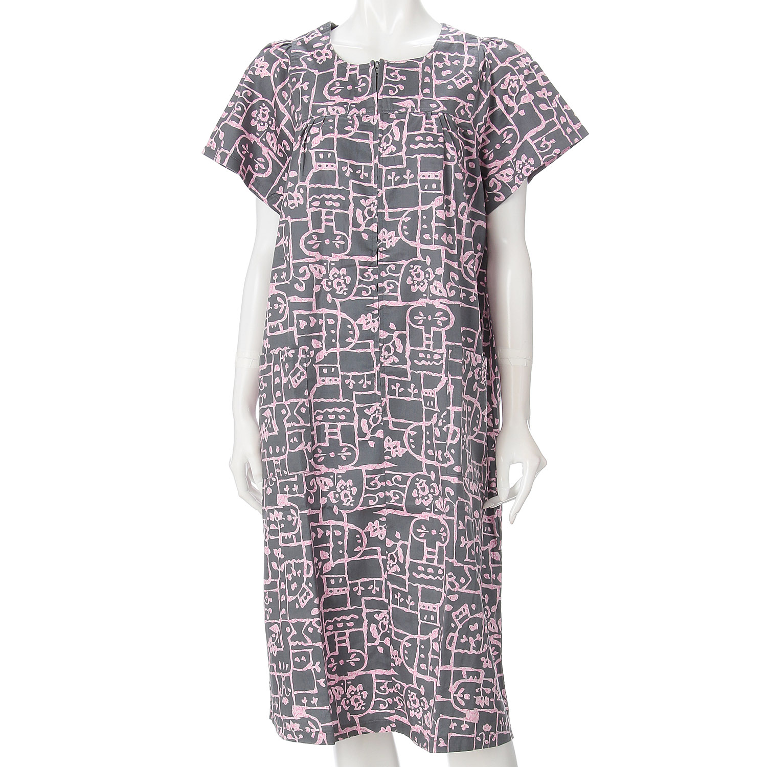 シルエスギャザーワンピース - 画像1