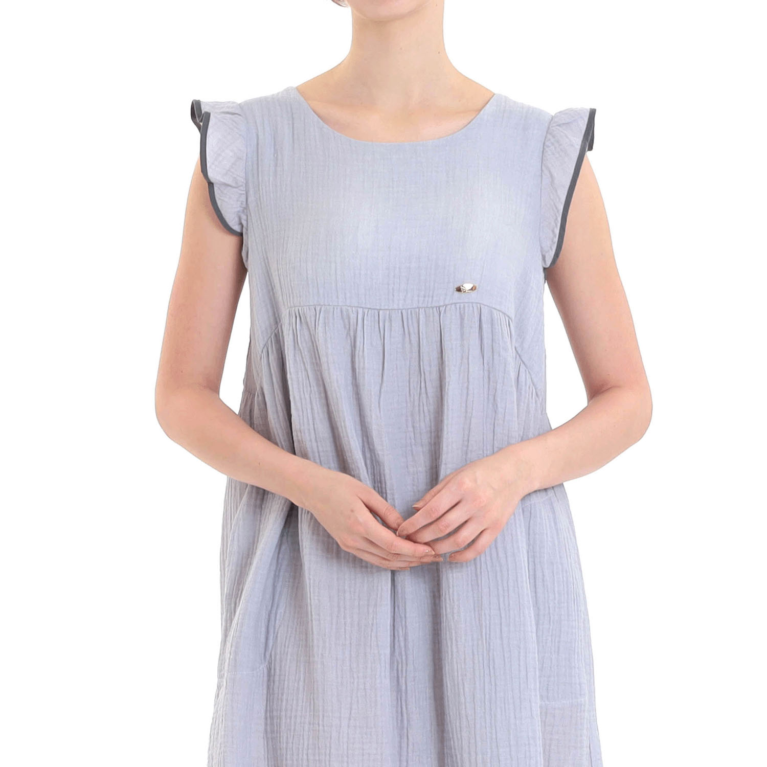 Narue シュークリームガーゼ（R）ベーシックルームドレス - 画像2