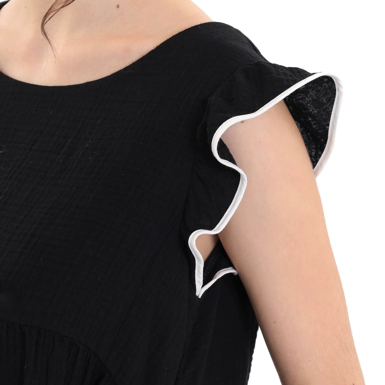 Narue シュークリームガーゼ（R）ベーシックルームドレス - 画像12