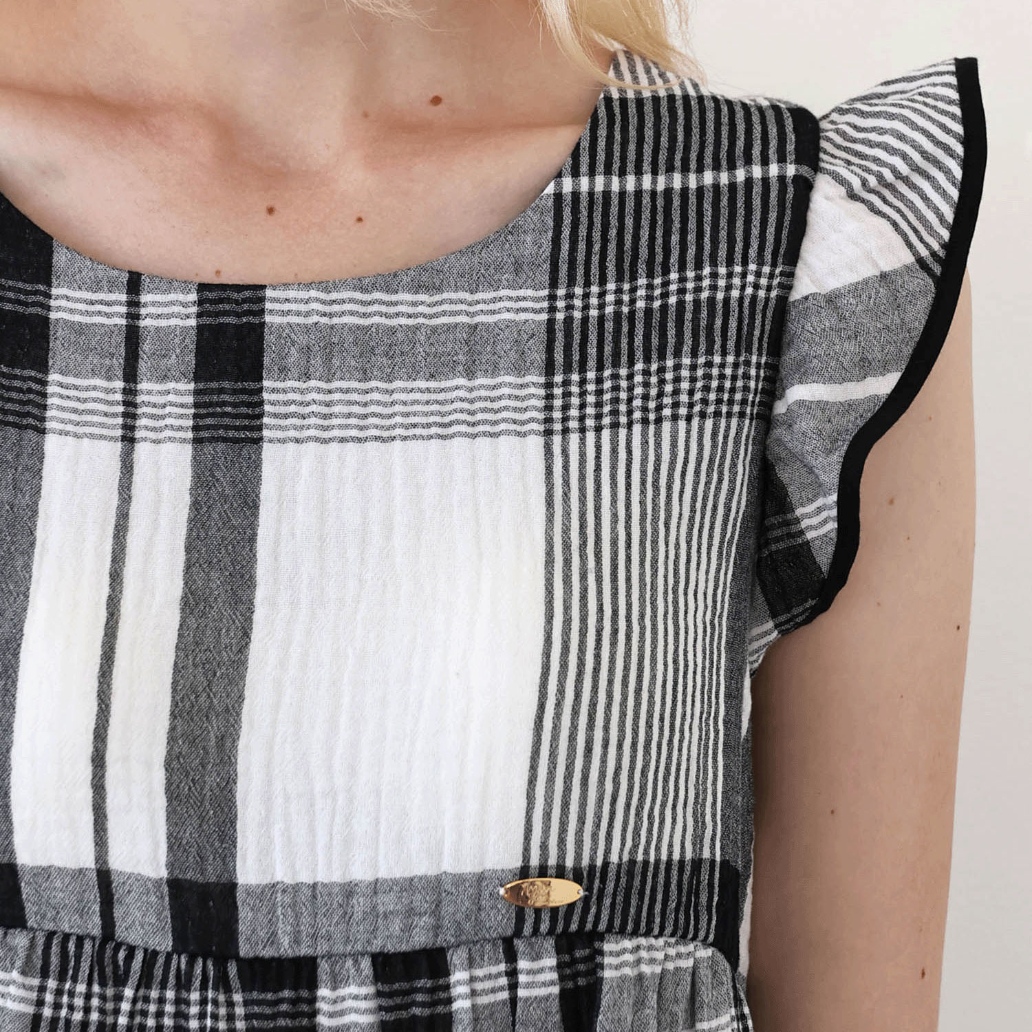 Narue シュークリームガーゼ（R）ベーシックルームドレス - 画像18