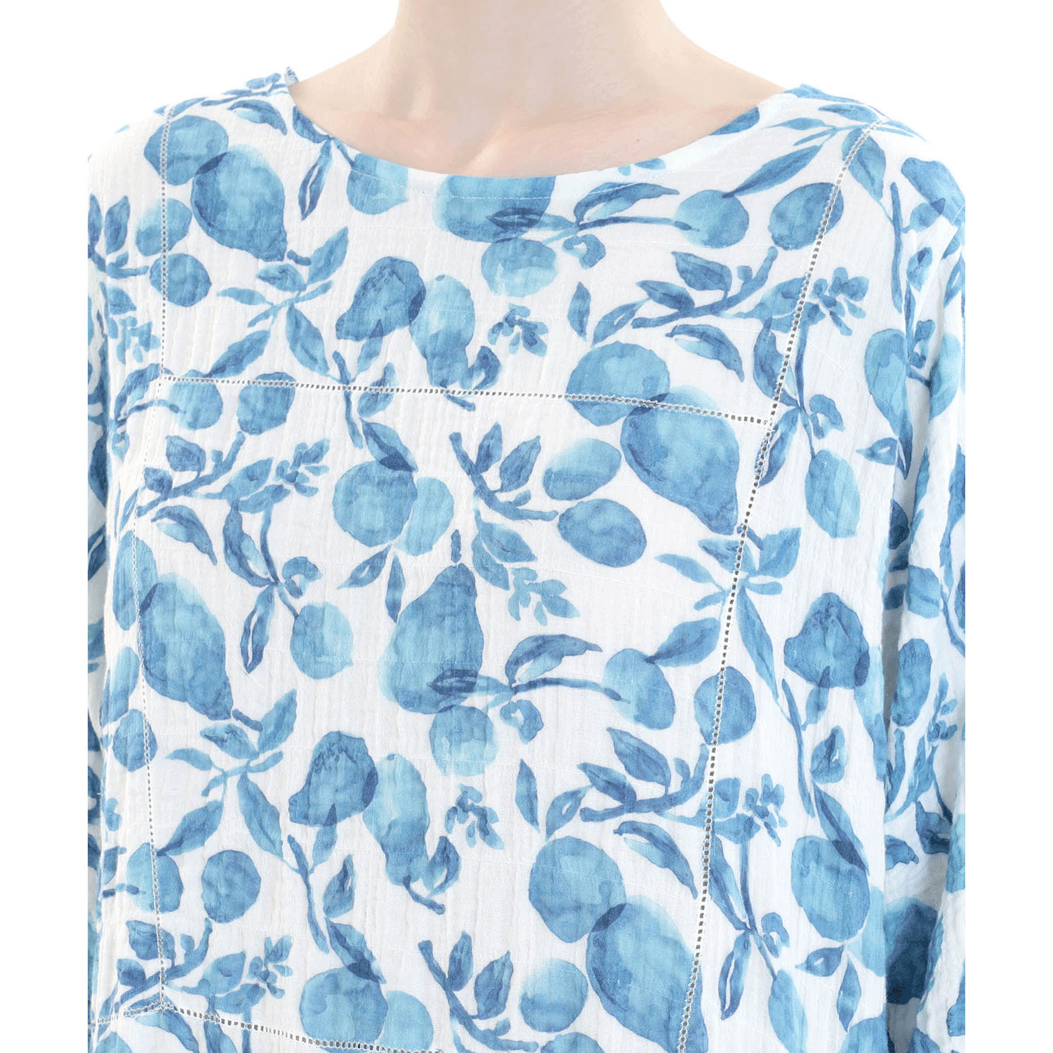 Narue シャーリングダブルガーゼポワールワンピース - 画像18