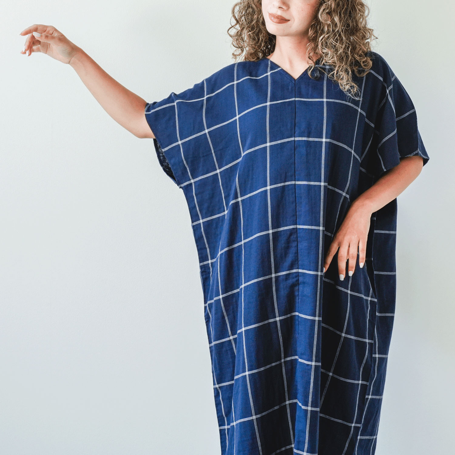 着る保湿クリーム ライトスクエア半袖ワンピース - 画像16