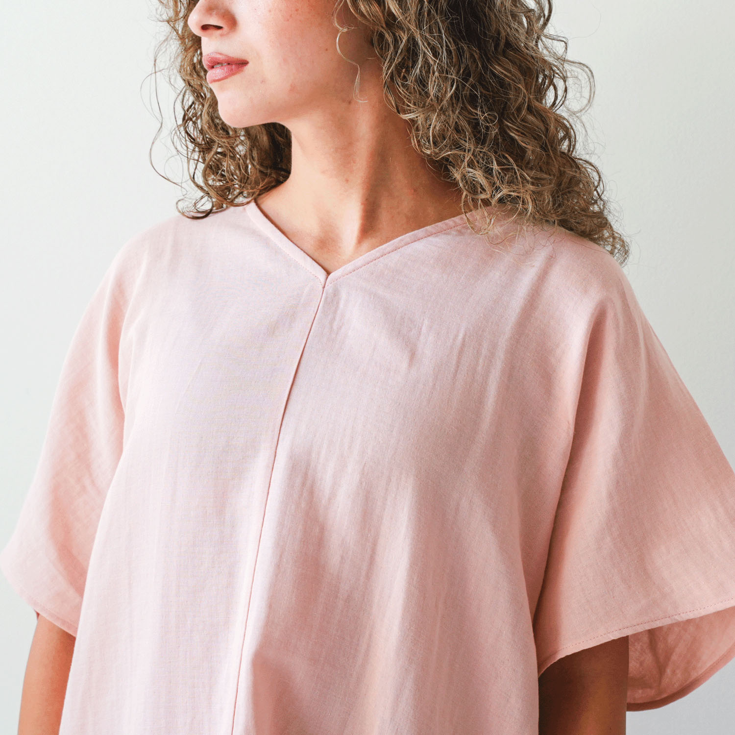 着る保湿クリーム ライトスクエア半袖ワンピース - 画像5