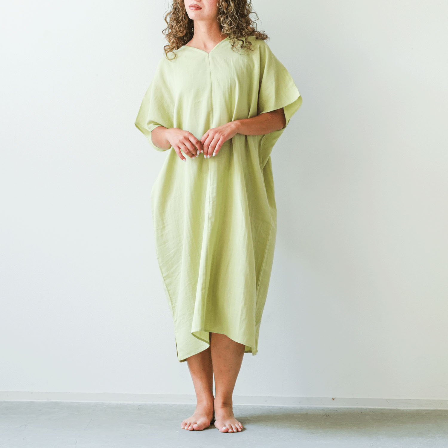 着る保湿クリーム ライトスクエア半袖ワンピース - 画像7